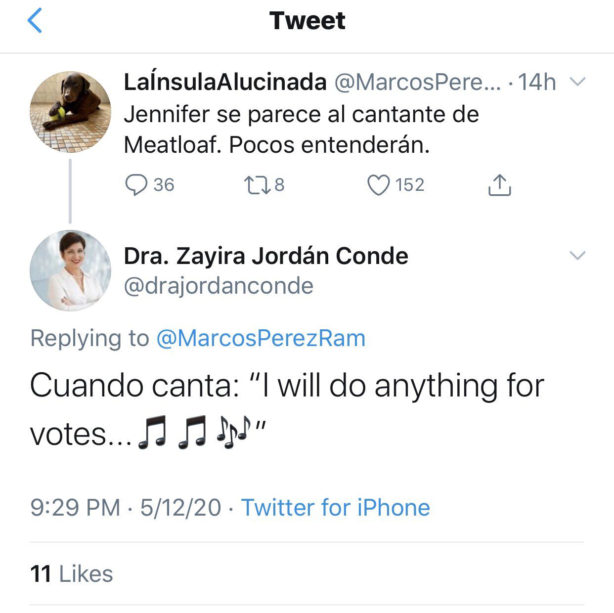 MVC - burla hacia Jenniffer Gonzalez - mayo 14 2020